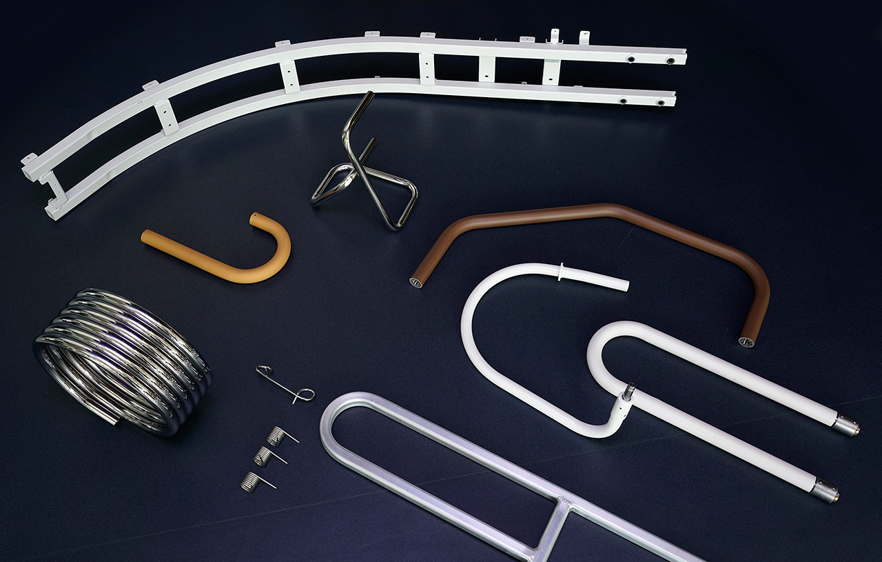 芯で支えるパイプ加工 写真